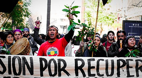 Mapuche Demonstration